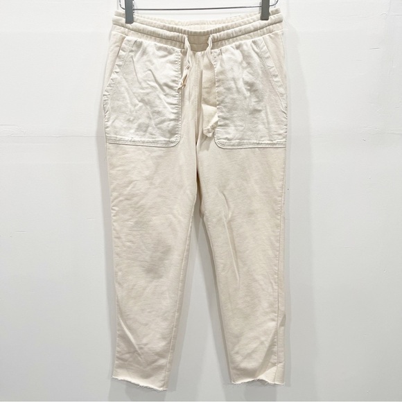 American Eagle Cutoff Raw Hem Drawstring Sweatpants Size XS - Picture 1 of 6